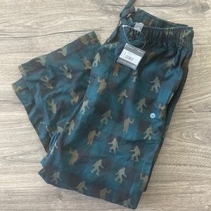 Eddie Bauer Flannel Sasquatch pajama pants